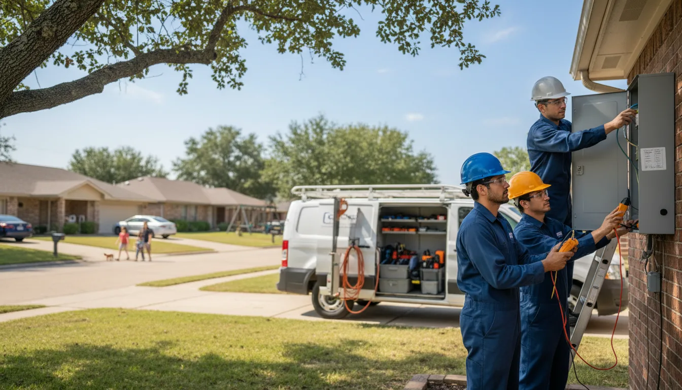 Certified electrician providing emergency electrical services in Mansfield, TN